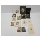 Lot Of Antq Photos, Metal + see size