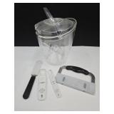 Pampered Chef Ice Bucket, Scoop, Chopper, Slicer