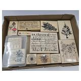 Flat Full of Crafting Stamps