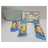 3 NIP PEZ dispensers & Dominos