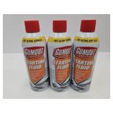 3 Cans Gumout Starter Fluid