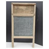Columbus Wood & Glass Washboard  12 x 24"