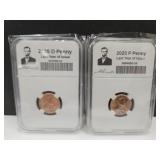 2 NEW 2025 Last Issue Pennies D&P