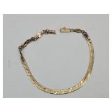 14k Gold Bracelet  SEE KINKS