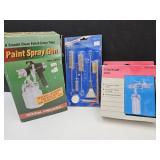 Central Pneumatic Paint Spray Gun, Touch Up Gun, +