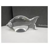 Signed Steuben Reef Fish 7" L