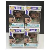 4 FUNKO POPS UNKNOWN IF COMPLETE THE CAPT.