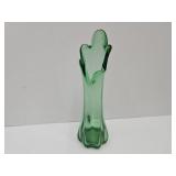 MCM Swung Glass Vase 9 1/4" h