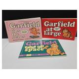 2 Signed Autographed Jim Davis Garfield Books
