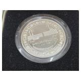 Central Bank of Kuwait Five Dinars Silver Coin