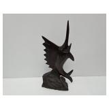 Hand Carved Ironwood Sword Fish 8.5" h