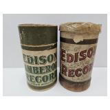 Historical Edison Cylinder Phonograph  Wax Record
