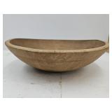 Primitive Wood Bowl  14 1/2