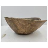 Primitive Wood Bowl  12 1/2" wide
