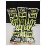 5 Pair XL Ringes Gloves