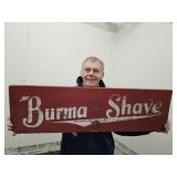 Primitive Advertising  BURMA SHAVE MY HEAD  Sign