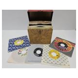 Vintage 45 Records w Case The Honeydippers +
