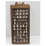 Thimble Collection w/Display Cabinet 9"x20"