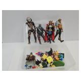 Lot of Action Figure Toys Some for Parts