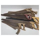 Lot of Hand Saws