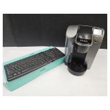 Keurig Coffee Pot, Candle Holder,Untested Keyboard