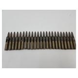 Ammo Rounds on Steel Belt Marked DEM 44 & FA 43