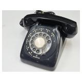 VTG Black  Rotary Telephone