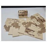 VTG BLue Ribbon Ice Cream Adv. Boxes Lot of 10