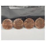 2025 U.S.  4 Penny Coins
