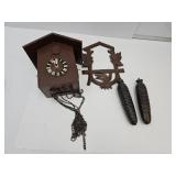 Germany CooCoo Clock No Pendulum, for parts