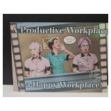 I Love Lucy Metal Sign 17"x12.5"