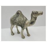 Metal Camel Statue  8" x 6.5" high