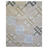 Nice Hand Stitched?  Quilt 76 x 72 See Maker