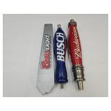 Beer Tap Lot Budweiser, Coors Light & Busch