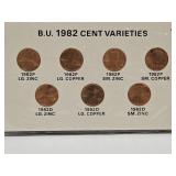 1982 Penny Change Over Set