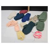 Hand Made Mittens, Booties +