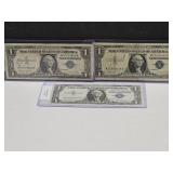 1957, 57A, 57B Silver Certificates