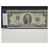 1976 Crisp $2 Bicentinial Note