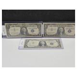 1957, 57A, 57B Silver Certificates
