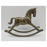 Brass Rocking Horse 7.5" Long