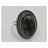 Labradorite 925 Ring Sz10