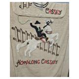 Hopalong Cassidy Blanket 76X98"& Matching  RuG