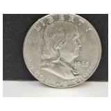 1963 D Silver Franklin Half Dollar Coin
