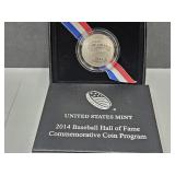 2014 Baseball Hall of Fame Proof Half Dollar Coin