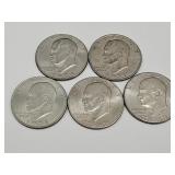 5 IKE Dollar Coins