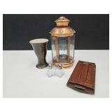 Candle Lantern, Stoneware, Shakers & List Finder