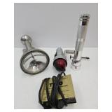 Tyco Train Transformer & flashlights Boat light+