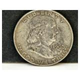 1962 D Silver Franklin Half Dollar Coin