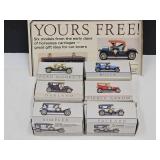 Lot of 6 Classic Car Miniatures w/Boxes