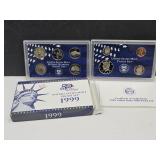 1999 US Mint Proof Coin Set
